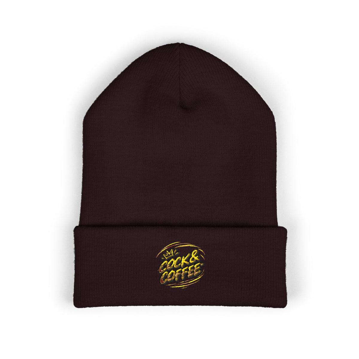 Embroidered "Stay Gold" Cuffed Beanie — Cozy Winter Hat