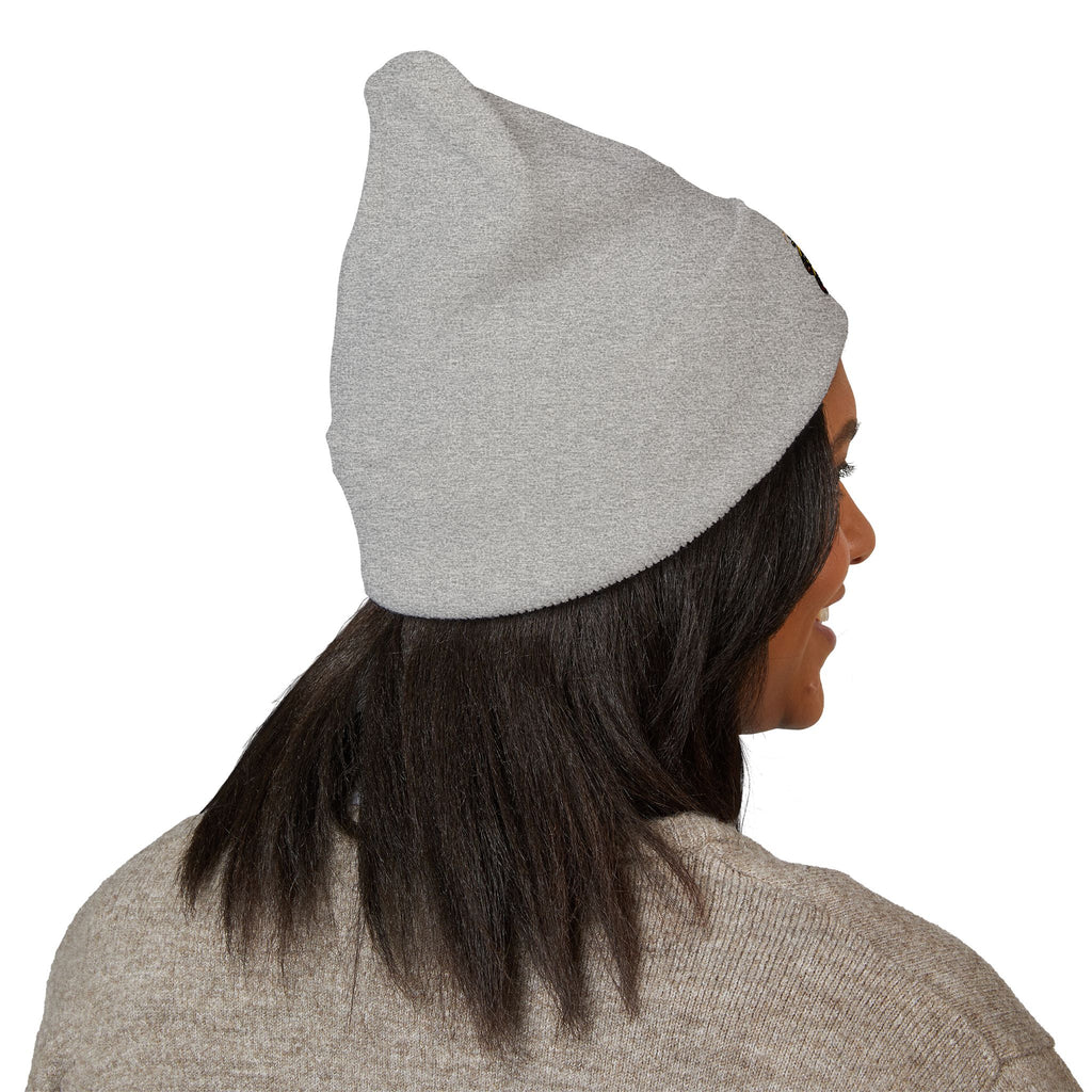 Embroidered "Stay Gold" Cuffed Beanie — Cozy Winter Hat