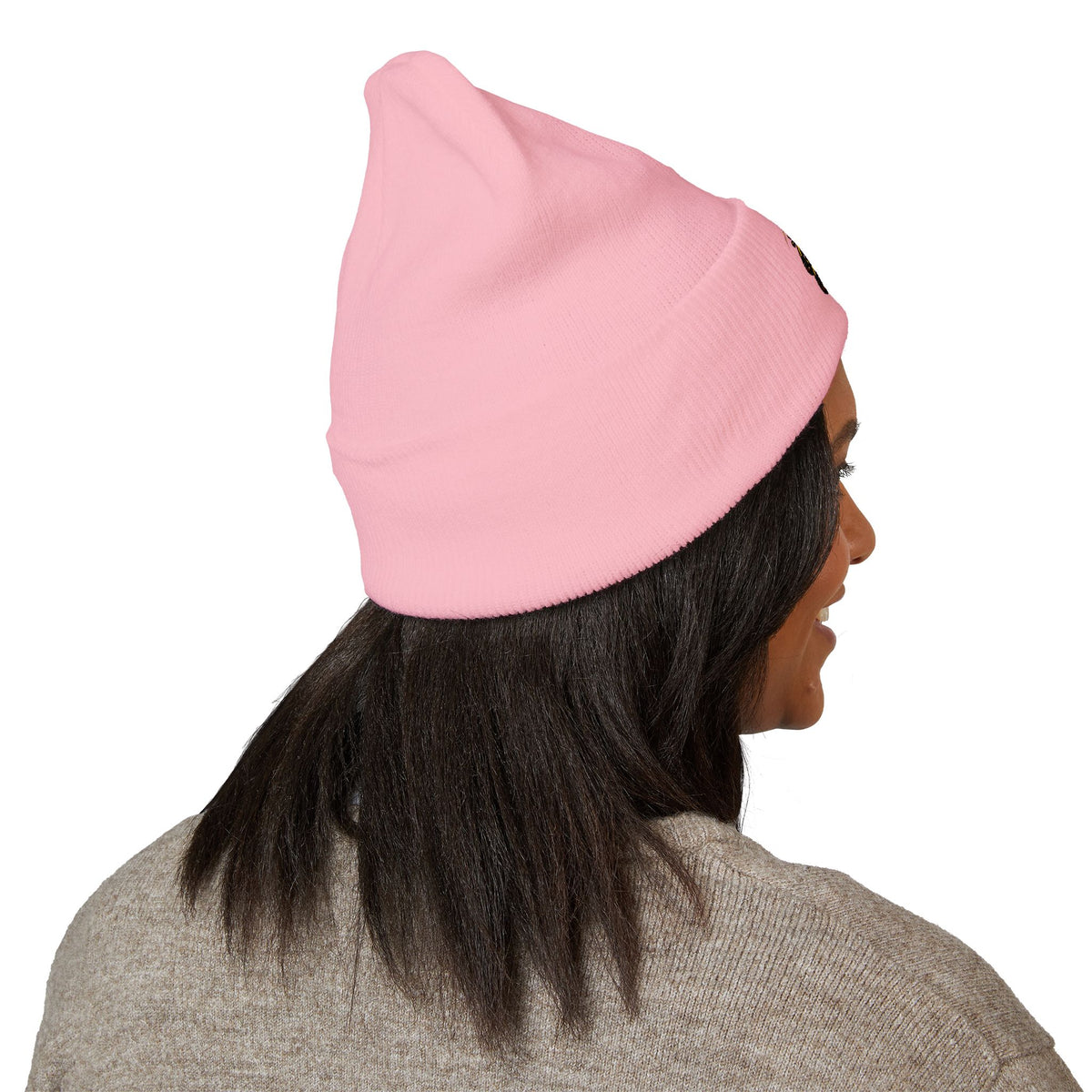Embroidered "Stay Gold" Cuffed Beanie — Cozy Winter Hat