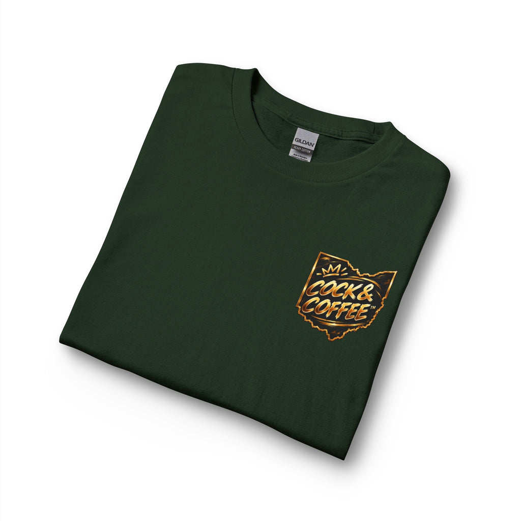 Rocks & Coffee Logo Long Sleeve Tee — Retro Coffee Lover Shirt