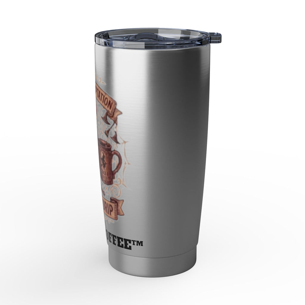 Rooster Coffee Tumbler — "A Wicked Temptation in Every Drip" 20oz Stainless Travel Mug