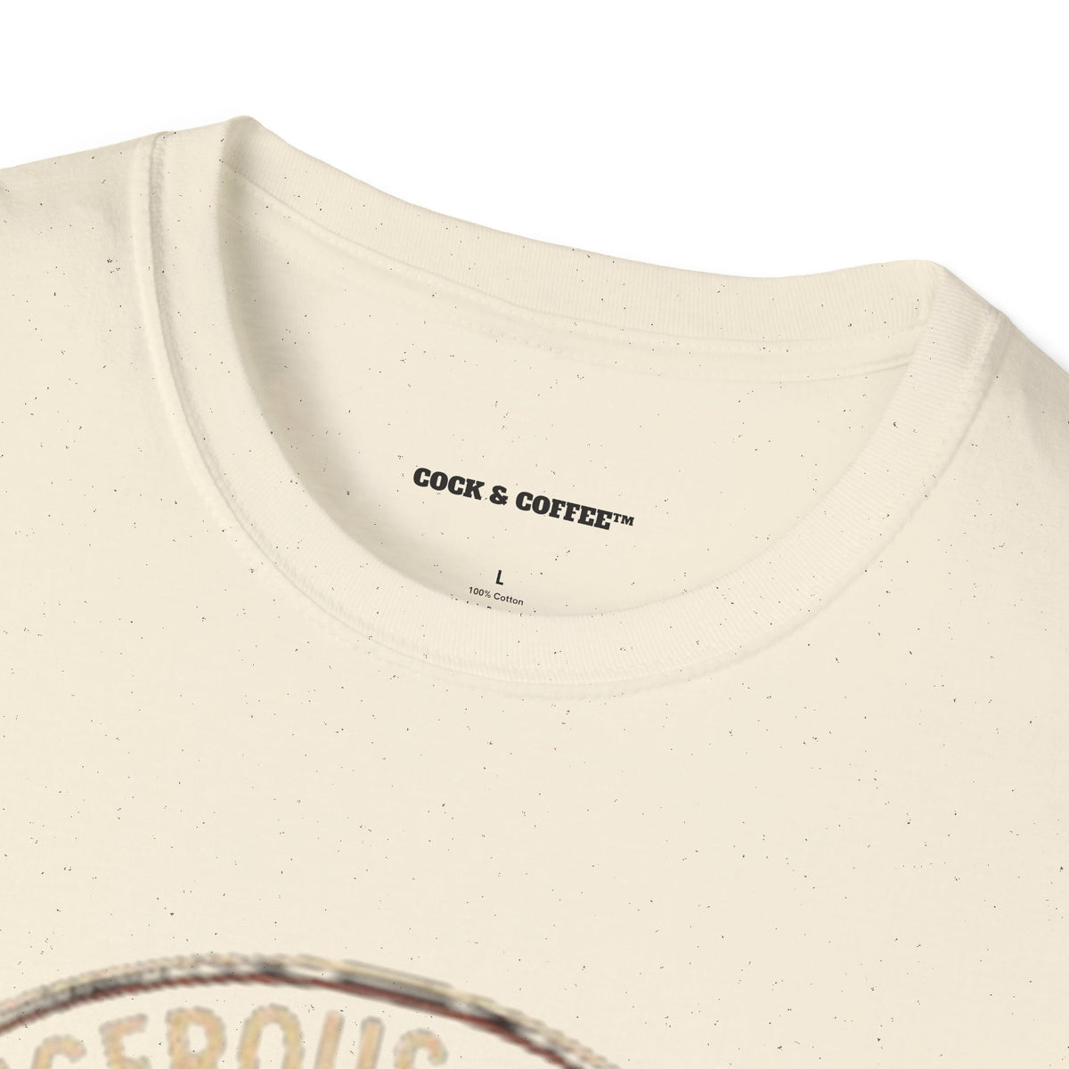 Coffee Rooster T-Shirt — "A Dangerous Obsession Just With a Sip"