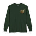 Rocks & Coffee Logo Long Sleeve Tee — Retro Coffee Lover Shirt