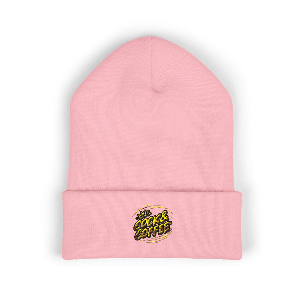 Embroidered "Stay Gold" Cuffed Beanie — Cozy Winter Hat