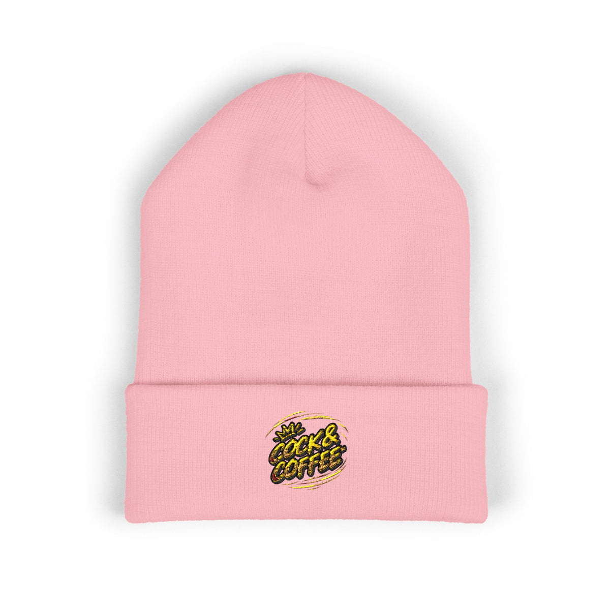 Embroidered "Stay Gold" Cuffed Beanie — Cozy Winter Hat