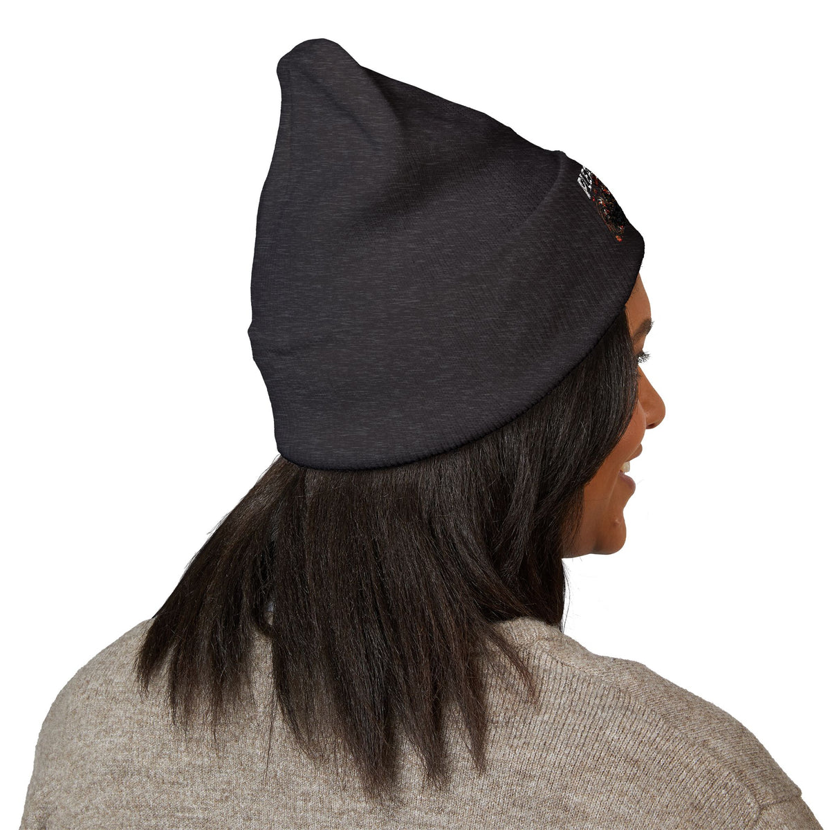 Embroidered 'Please Don't Slurp' Cuffed Beanie