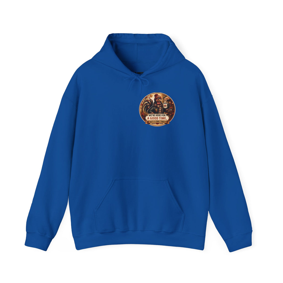 Retro Carnival Hoodie – “We’re Here for a Good Time” Vintage Fair Graphic