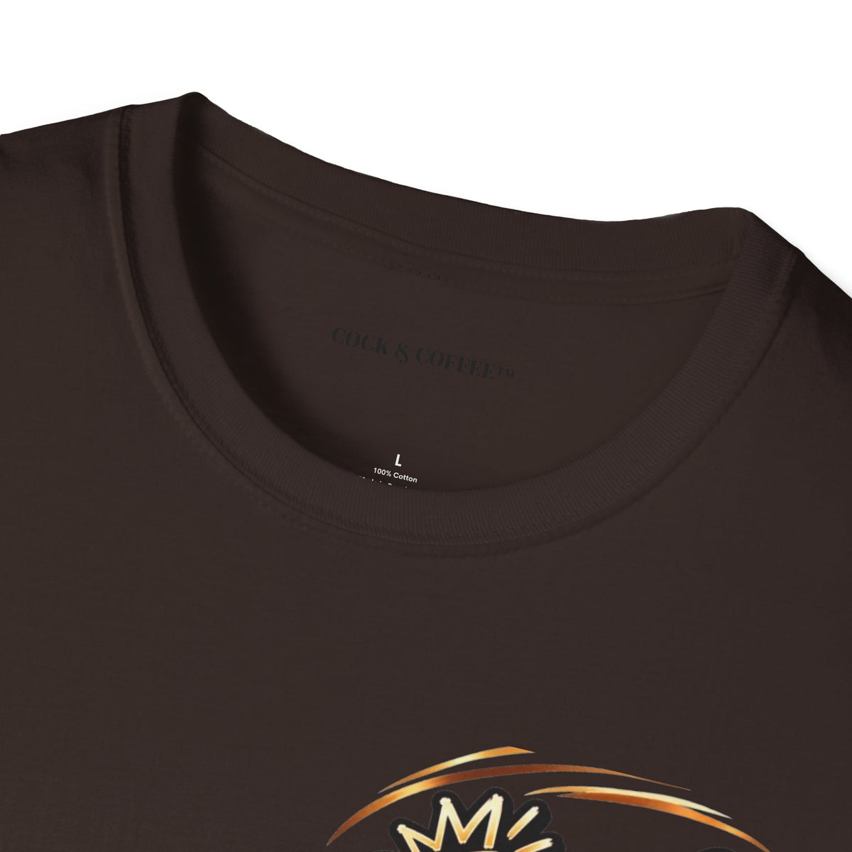 Cock & Coffee Graphic T-Shirt — Retro Coffee Lover Tee