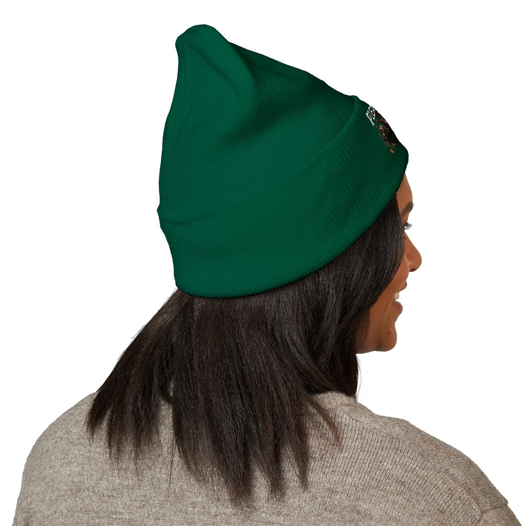 Embroidered 'Please Don't Slurp' Cuffed Beanie
