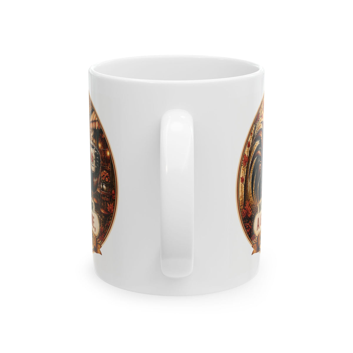Ceramic Mug — 'We're For A Good Time, Not A Long Time' Rustic Coffee Cup (11oz, 15oz)