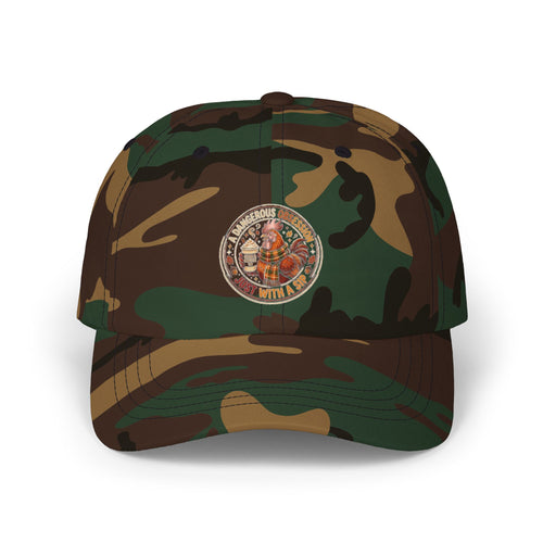 Camo Dad Cap with Vintage Hunting Patch