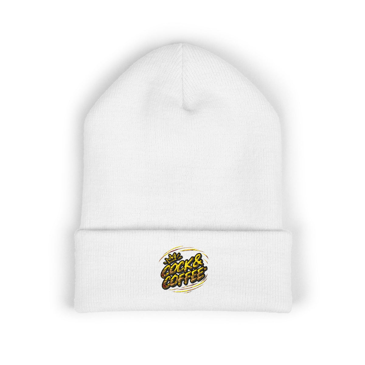 Embroidered "Stay Gold" Cuffed Beanie — Cozy Winter Hat