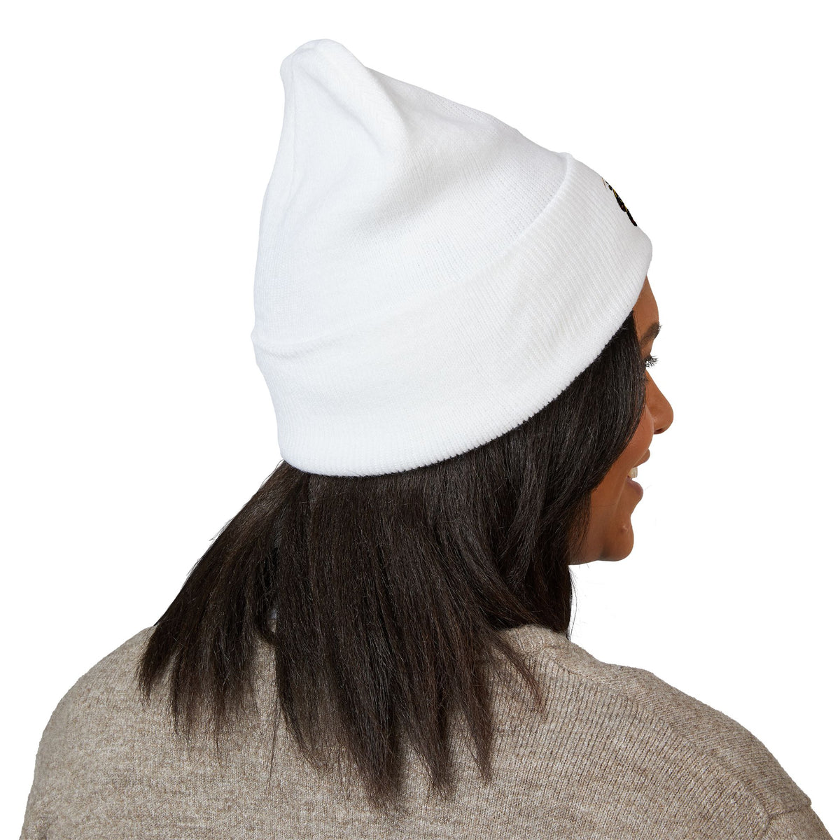 Embroidered "Stay Gold" Cuffed Beanie — Cozy Winter Hat