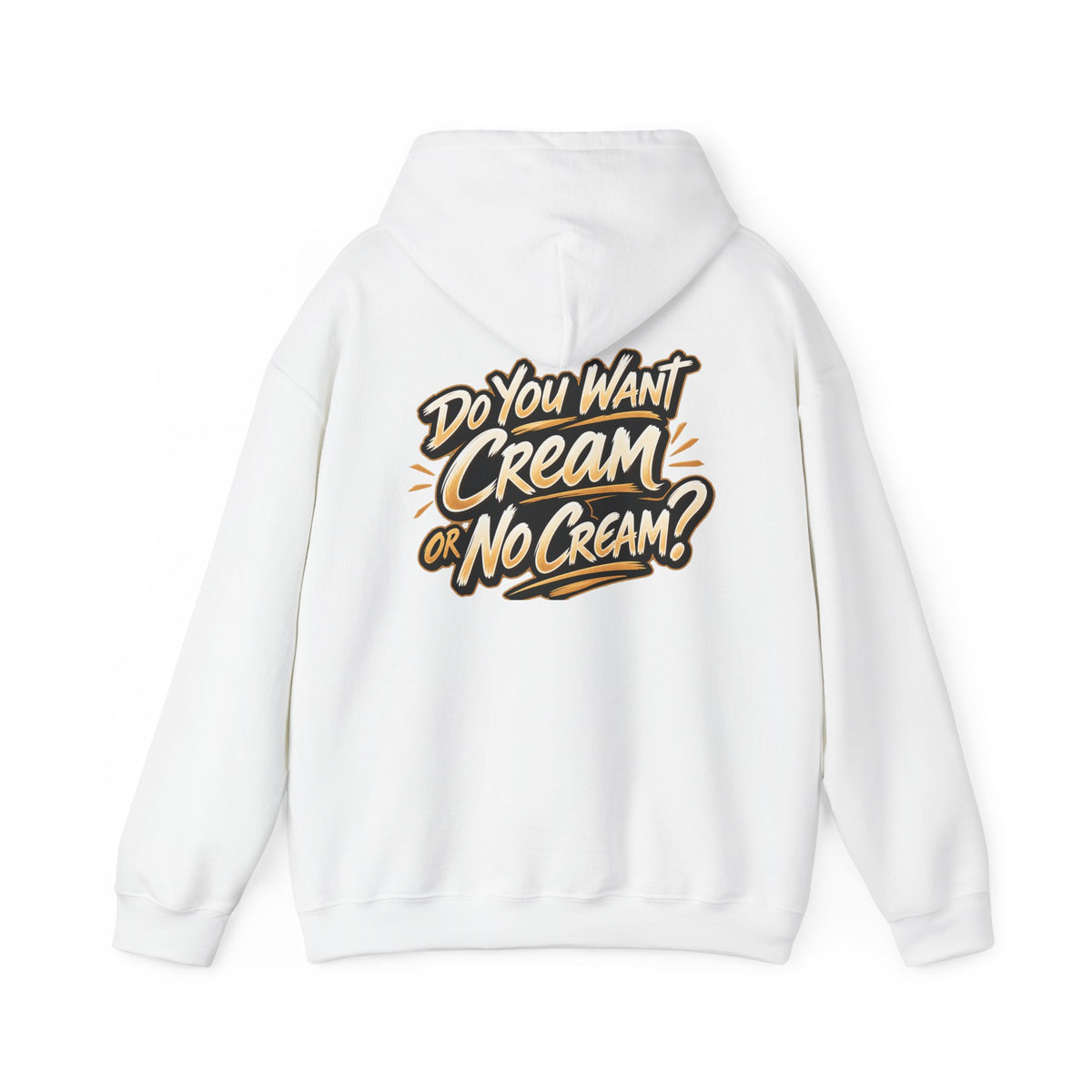 Cock & Coffee Hoodie — Rooster Coffee Graphic Hoodie (Do You Want Cream or No Cream?)