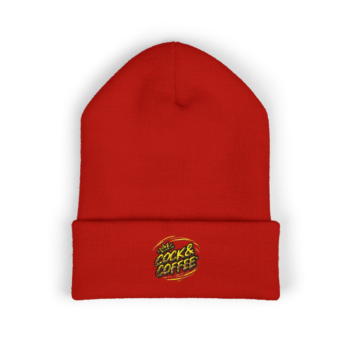 Embroidered "Stay Gold" Cuffed Beanie — Cozy Winter Hat