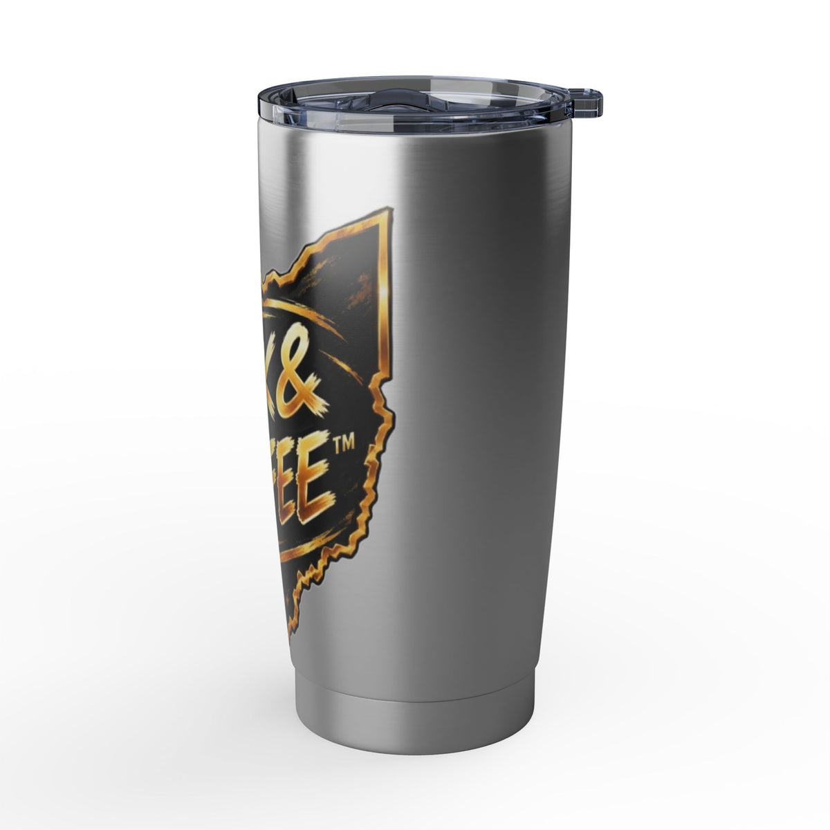Cock & Coffee Stainless Steel 20oz Tumbler — Travel Mug for Morning Coffee Lovers