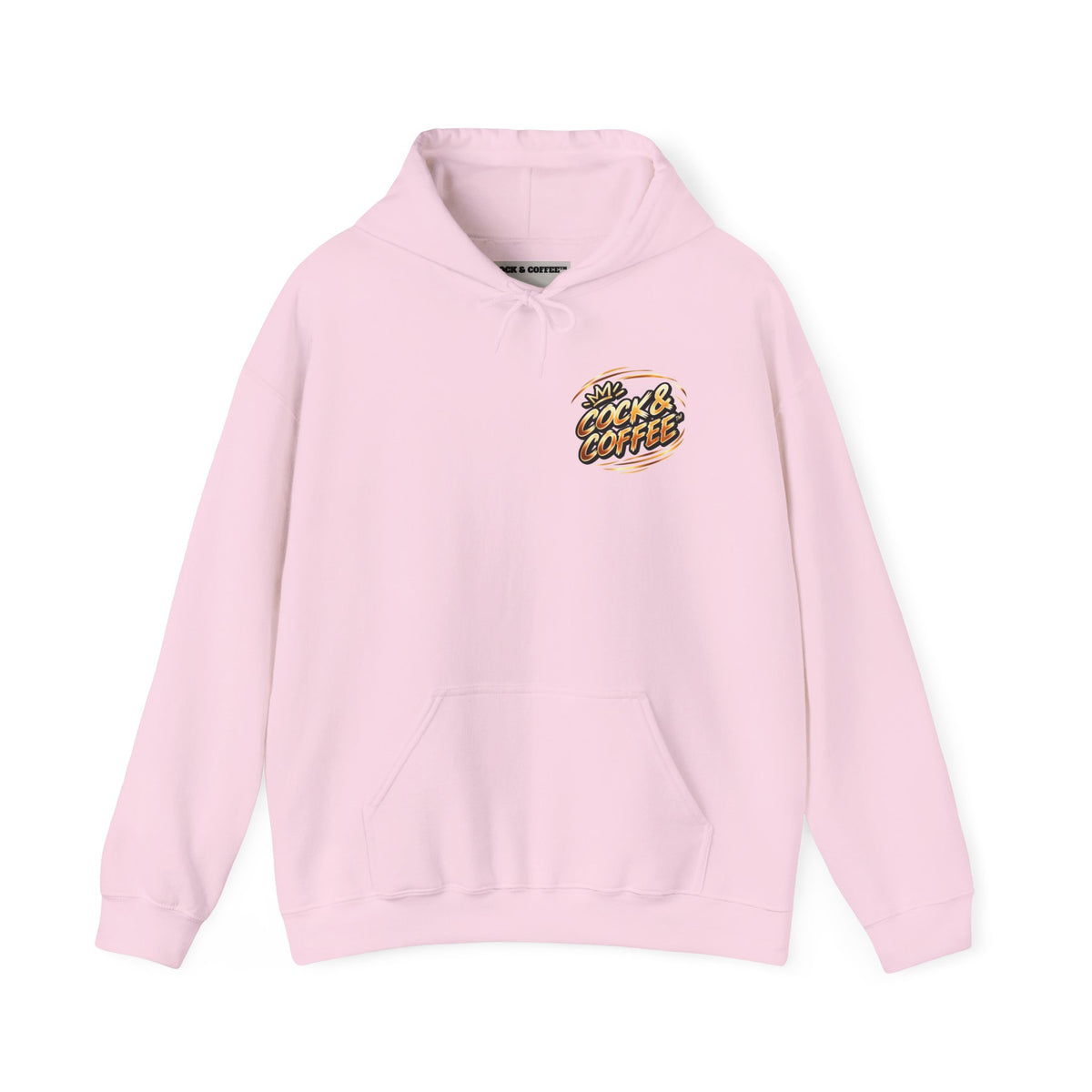 Hoodie - Retro 'Cock & Coffee' Chest Logo Sweatshirt