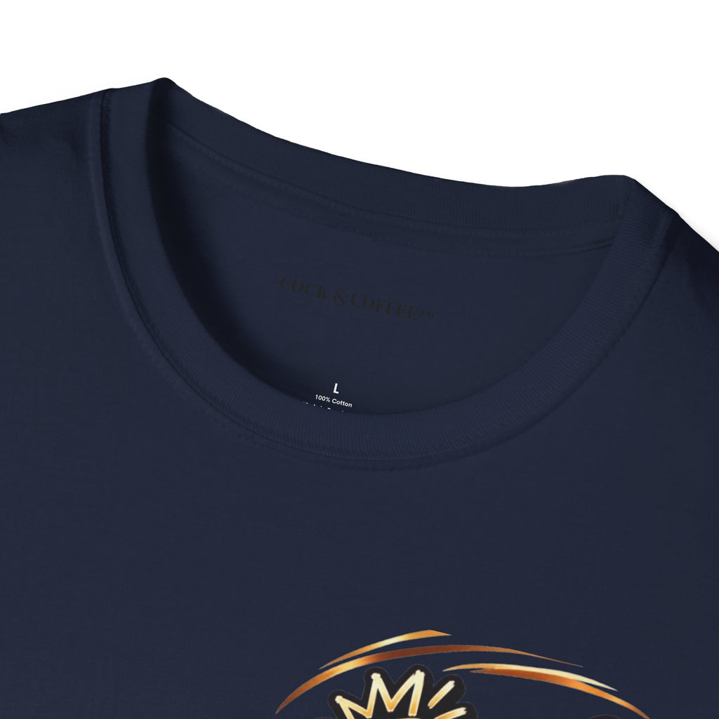 Cock & Coffee Graphic T-Shirt — Retro Coffee Lover Tee