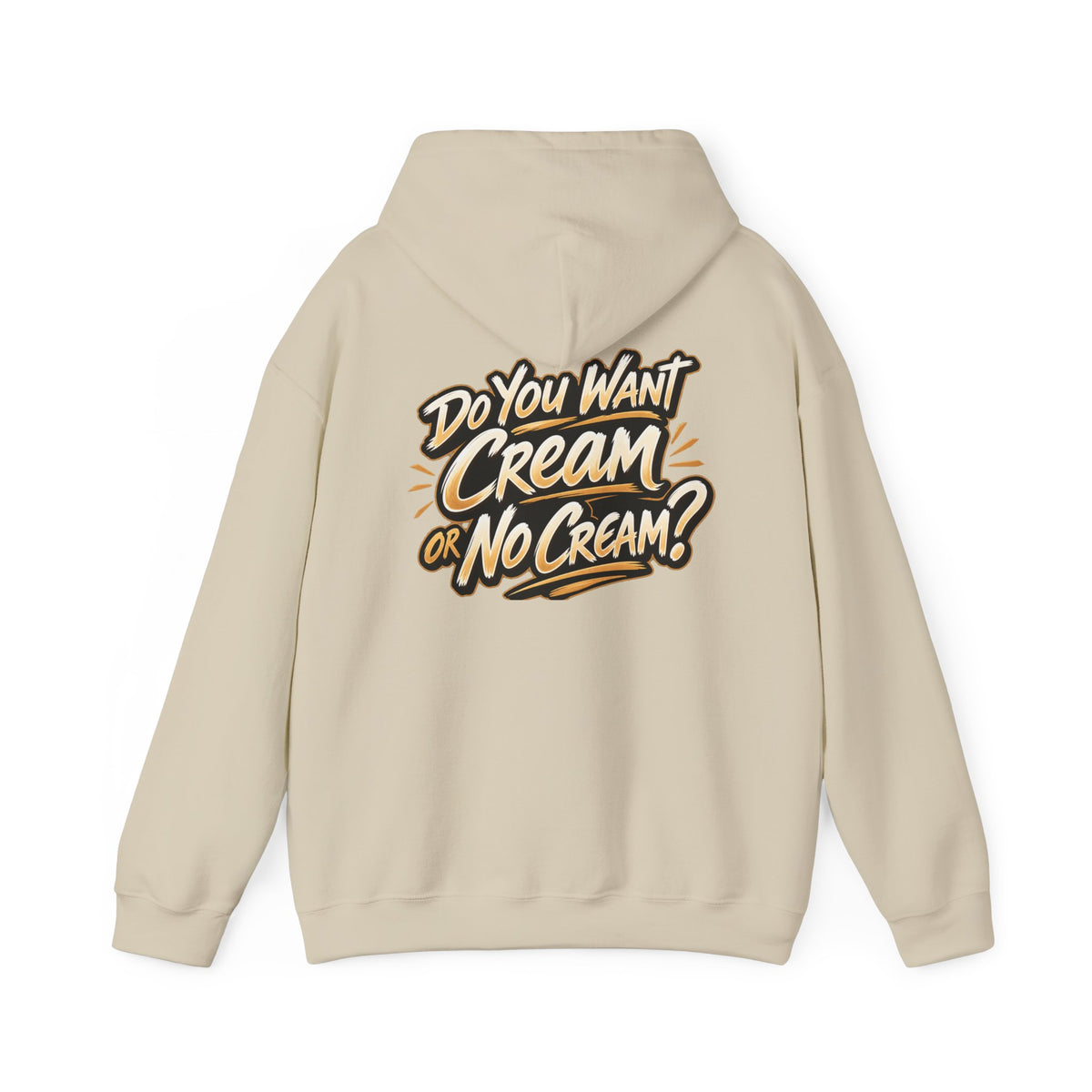Cock & Coffee Hoodie — Rooster Coffee Graphic Hoodie (Do You Want Cream or No Cream?)