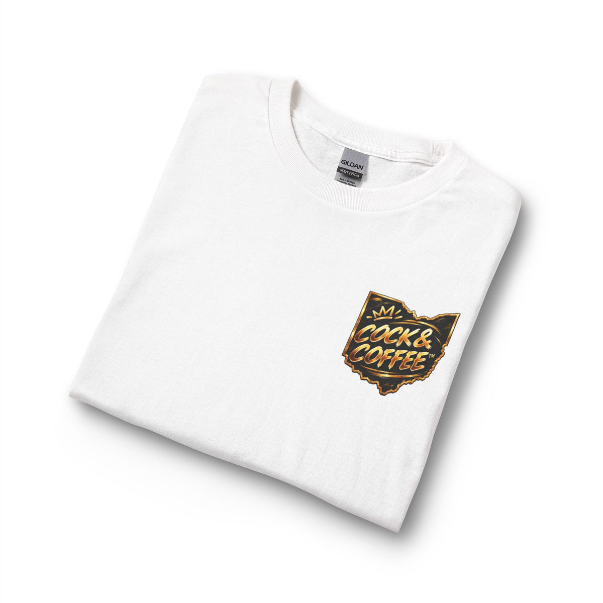 Rocks & Coffee Logo Long Sleeve Tee — Retro Coffee Lover Shirt