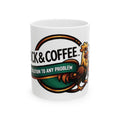 Work & Coffee Rooster Ceramic Mug