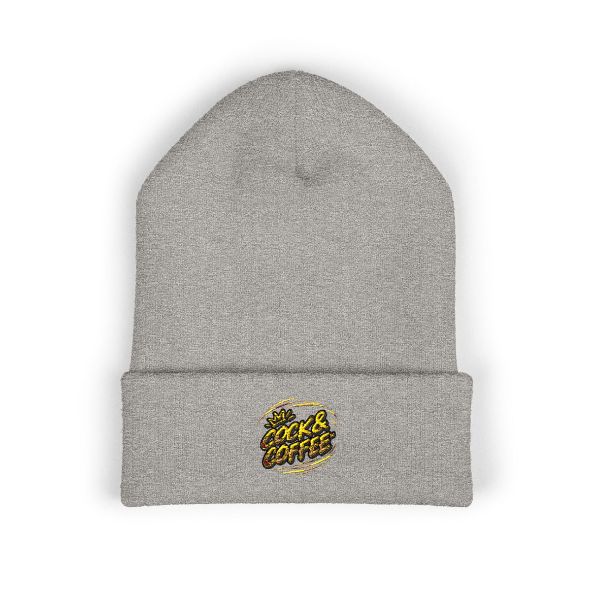 Embroidered "Stay Gold" Cuffed Beanie — Cozy Winter Hat