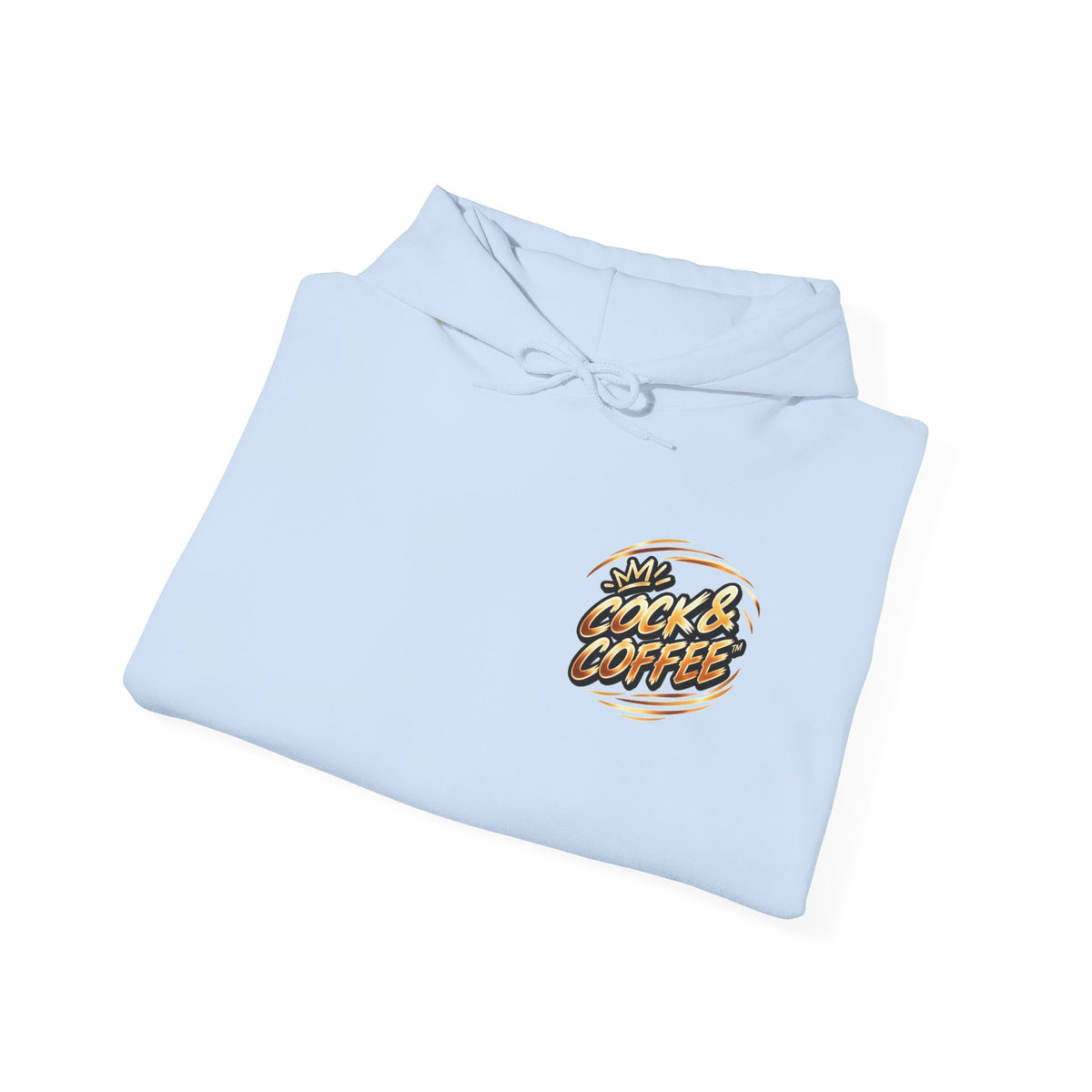 Hoodie - Retro 'Cock & Coffee' Chest Logo Sweatshirt