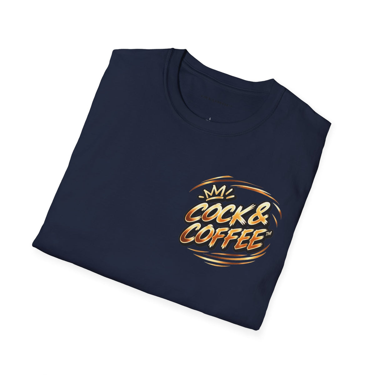 Cock & Coffee Graphic T-Shirt — Retro Coffee Lover Tee