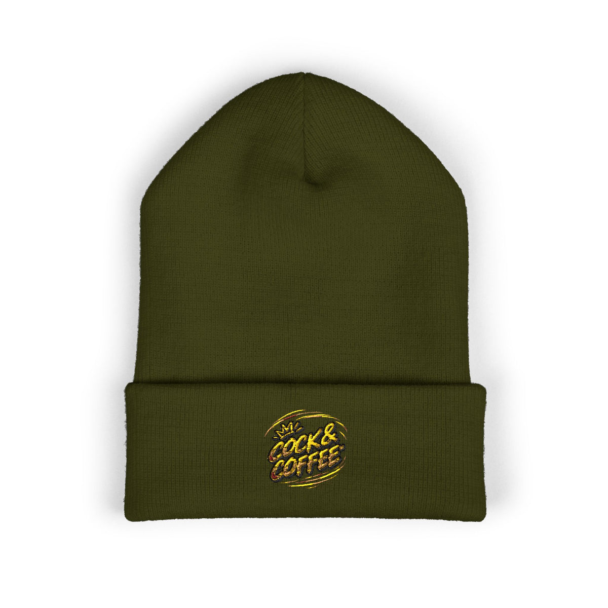 Embroidered "Stay Gold" Cuffed Beanie — Cozy Winter Hat