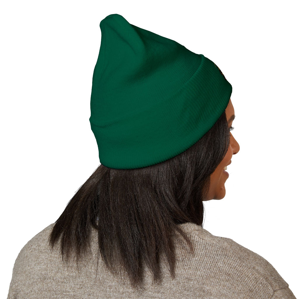 Embroidered "Stay Gold" Cuffed Beanie — Cozy Winter Hat