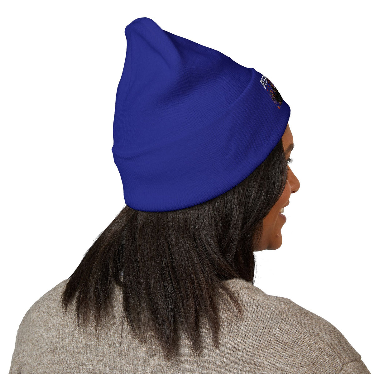 Embroidered 'Please Don't Slurp' Cuffed Beanie