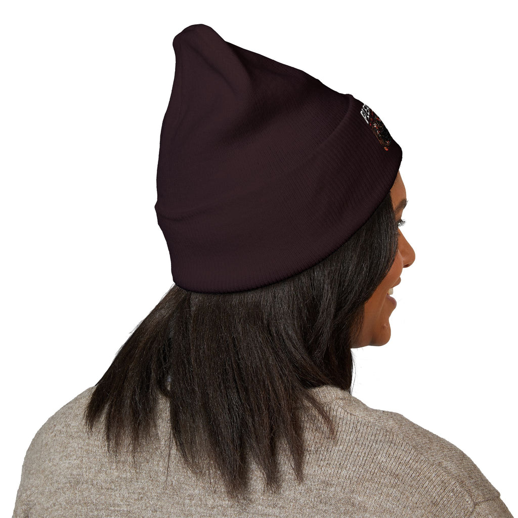Embroidered 'Please Don't Slurp' Cuffed Beanie