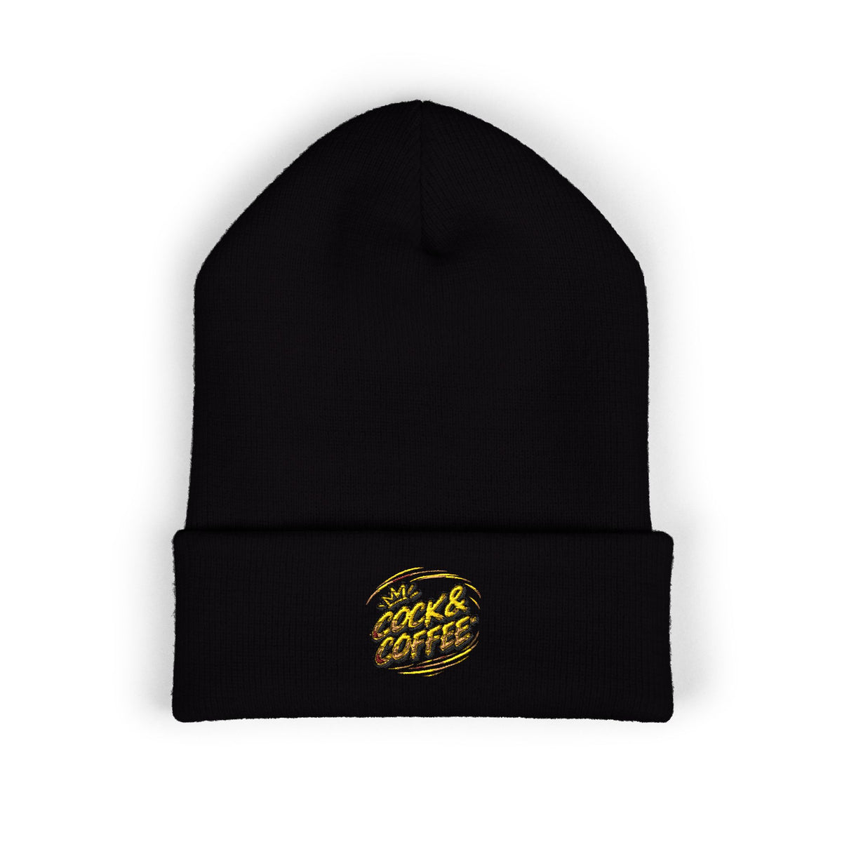 Embroidered "Stay Gold" Cuffed Beanie — Cozy Winter Hat