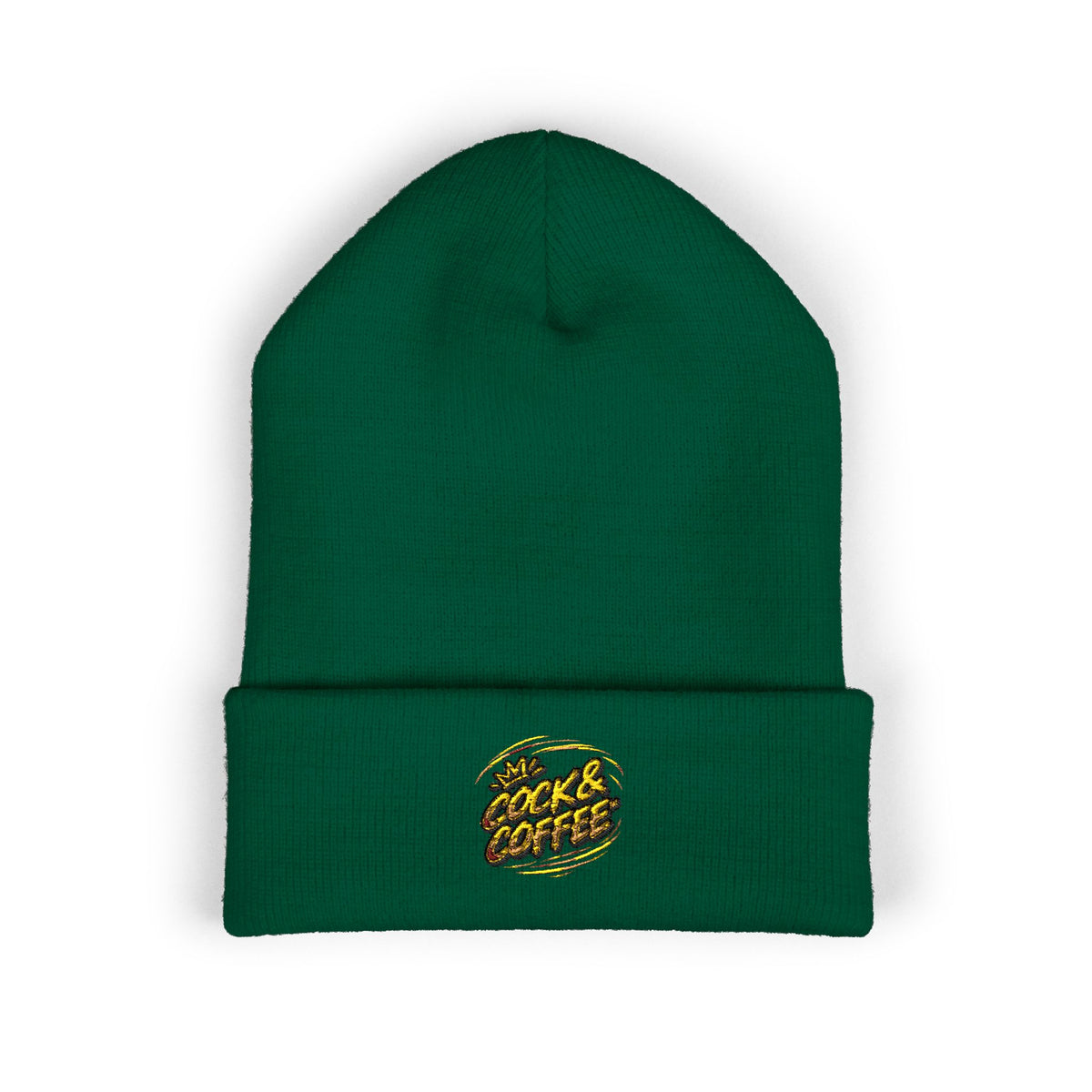 Embroidered "Stay Gold" Cuffed Beanie — Cozy Winter Hat