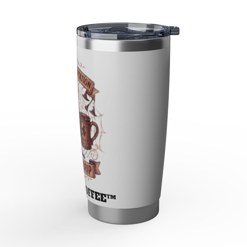 Rooster Coffee Tumbler — "A Wicked Temptation in Every Drip" 20oz Stainless Travel Mug