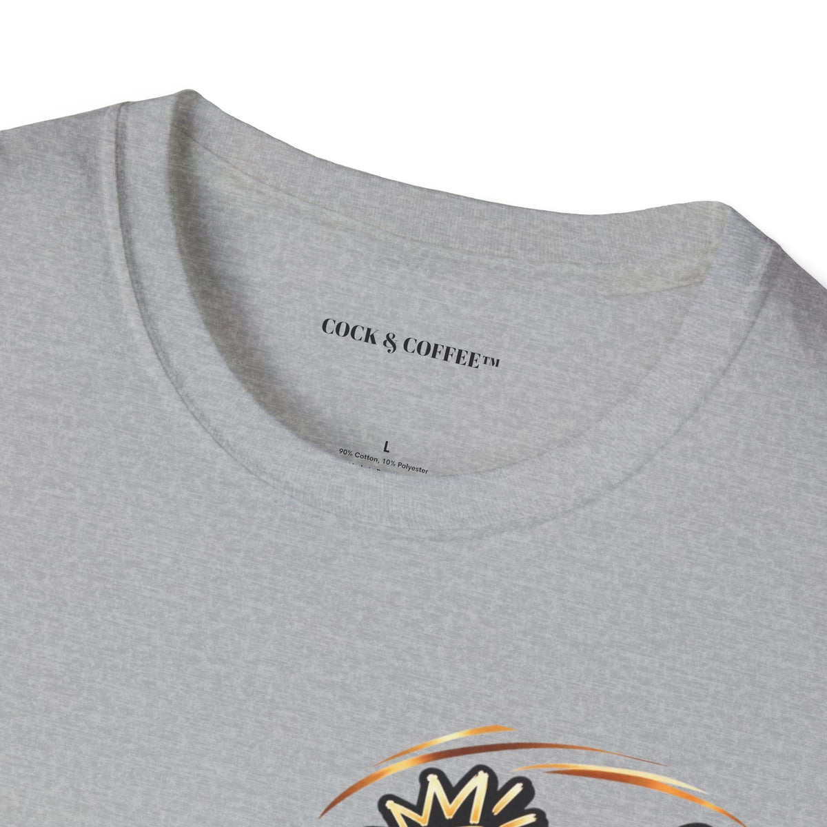 Cock & Coffee Graphic T-Shirt — Retro Coffee Lover Tee