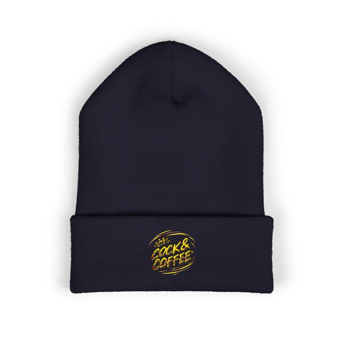 Embroidered "Stay Gold" Cuffed Beanie — Cozy Winter Hat