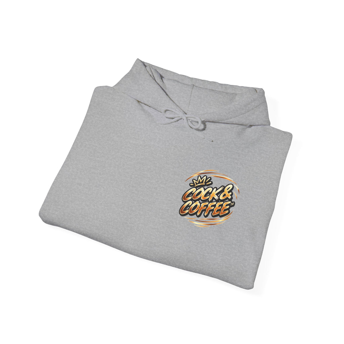 Hoodie - Retro 'Cock & Coffee' Chest Logo Sweatshirt