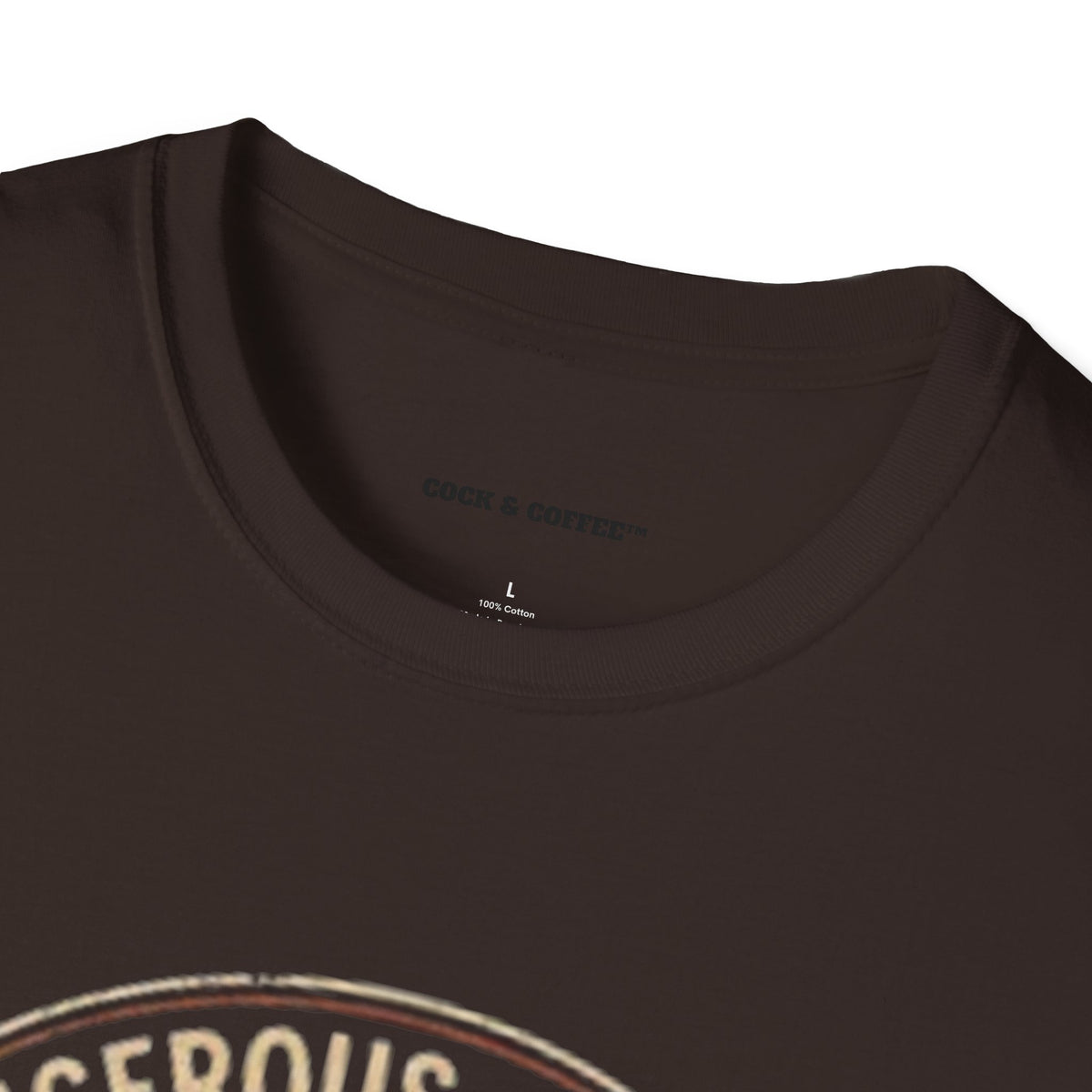 Coffee Rooster T-Shirt — "A Dangerous Obsession Just With a Sip"