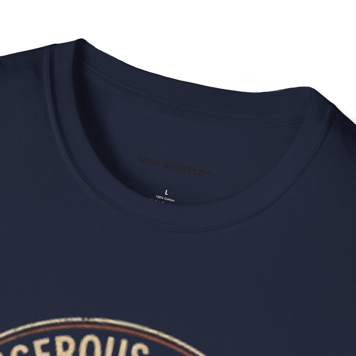 Coffee Rooster T-Shirt — "A Dangerous Obsession Just With a Sip"