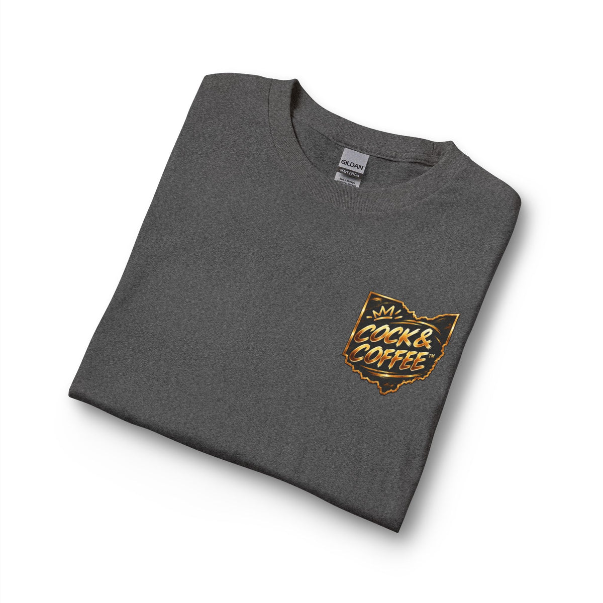 Rocks & Coffee Logo Long Sleeve Tee — Retro Coffee Lover Shirt