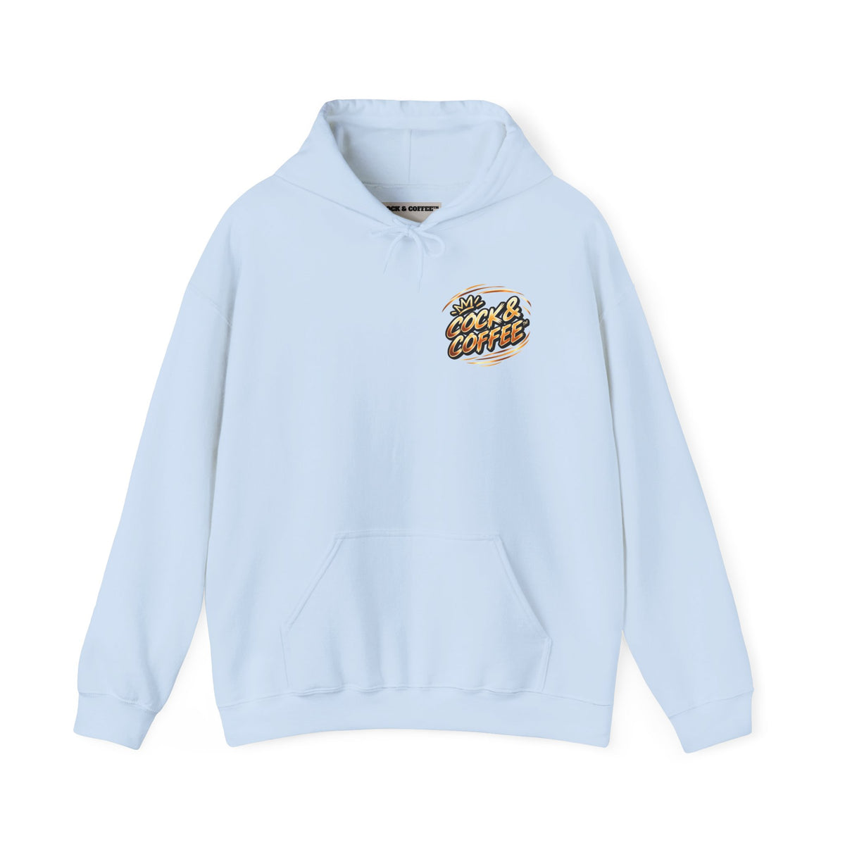 Hoodie - Retro 'Cock & Coffee' Chest Logo Sweatshirt