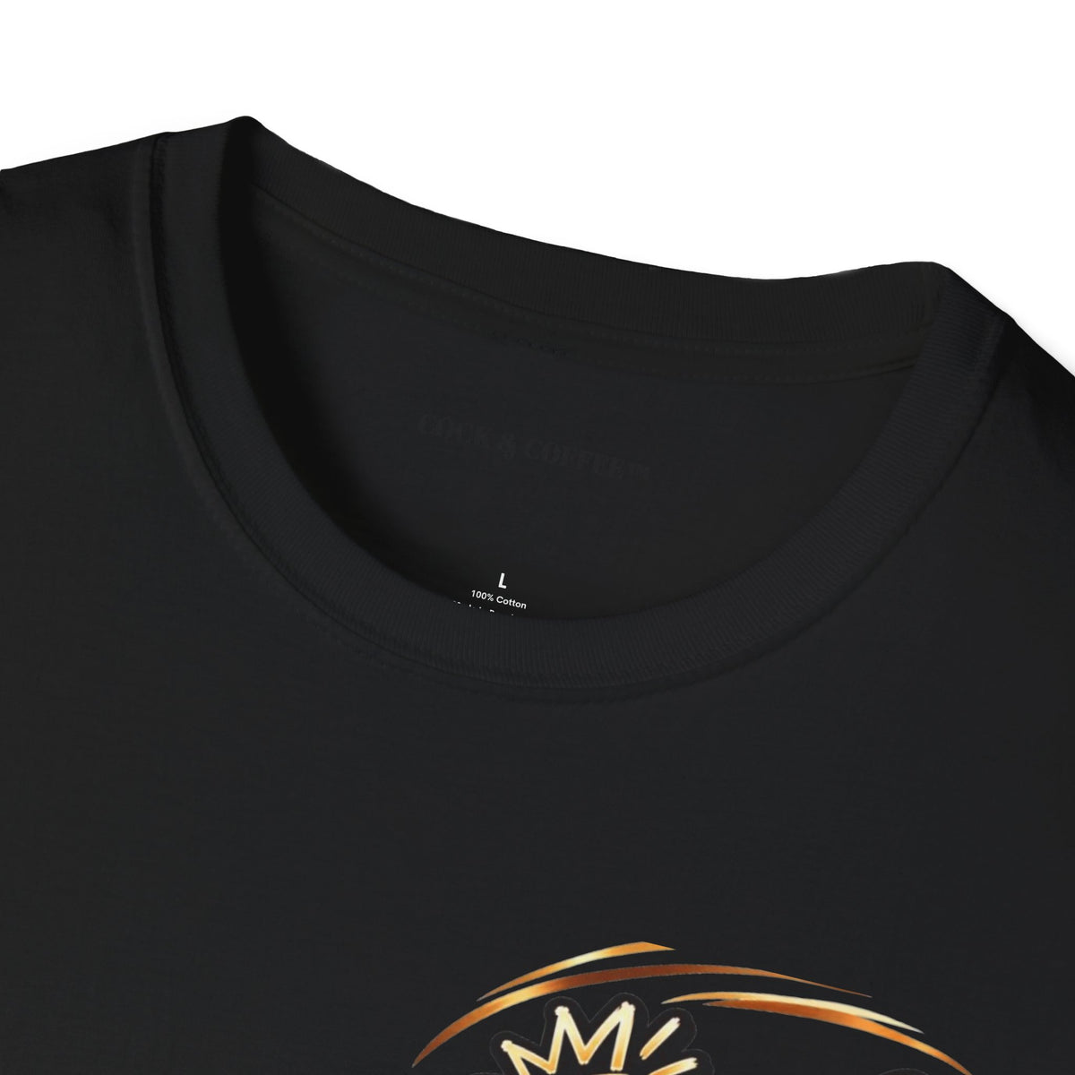 Cock & Coffee Graphic T-Shirt — Retro Coffee Lover Tee