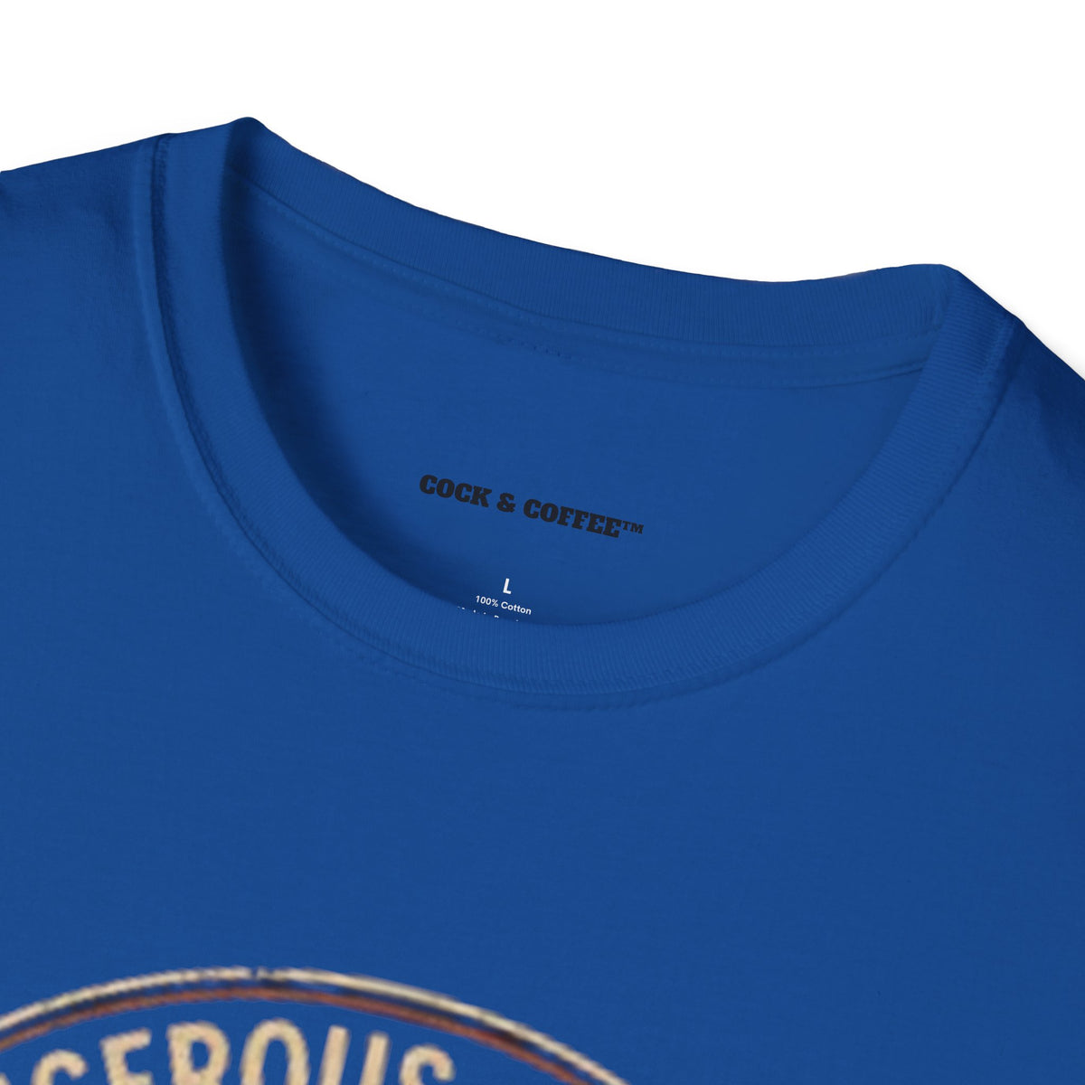 Coffee Rooster T-Shirt — "A Dangerous Obsession Just With a Sip"