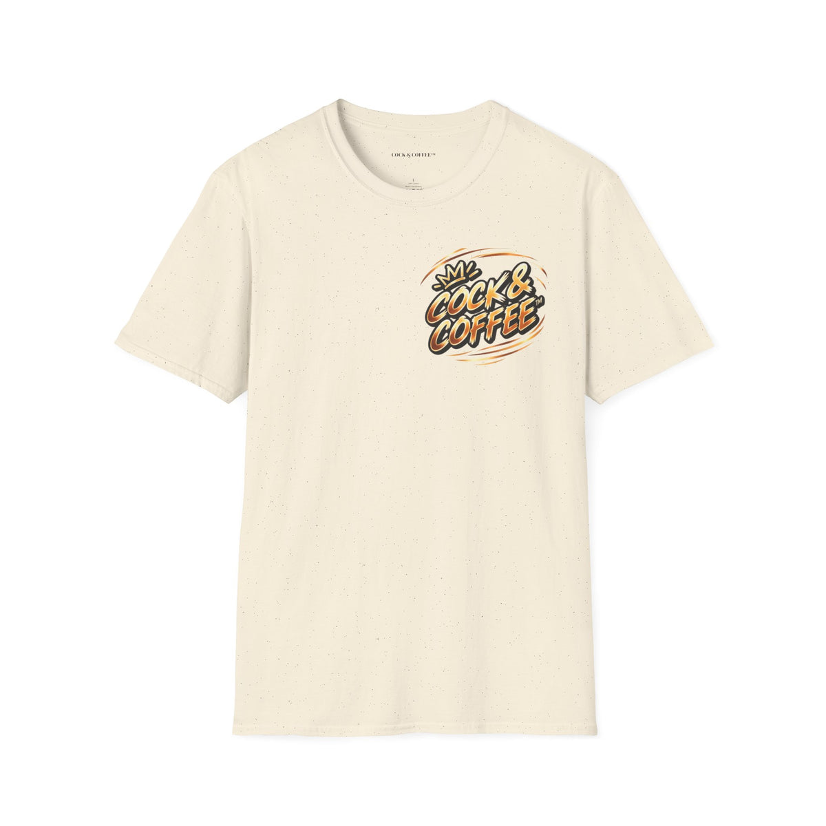 Cock & Coffee Graphic T-Shirt — Retro Coffee Lover Tee